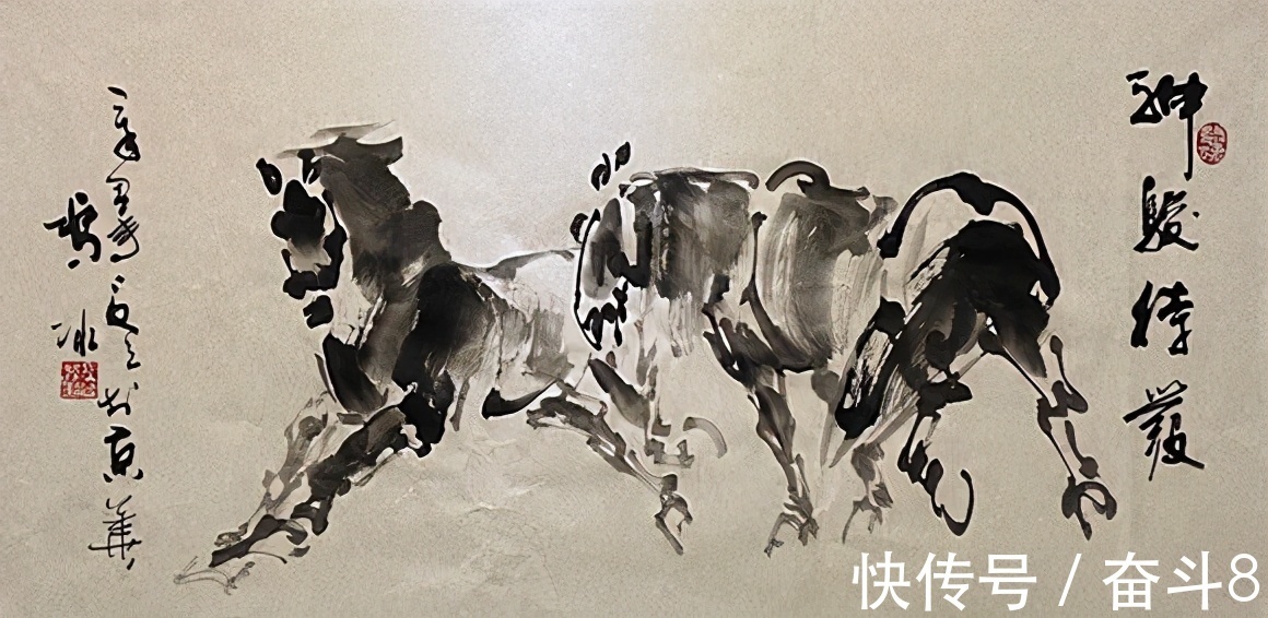 法国美协|中国画獒第一人冯冰书画作品欣赏