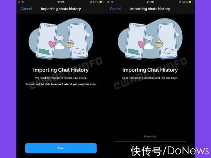 数据转移|WhatsApp 的 iOS 测试版出现 Android 到 iOS 的数据转移工具