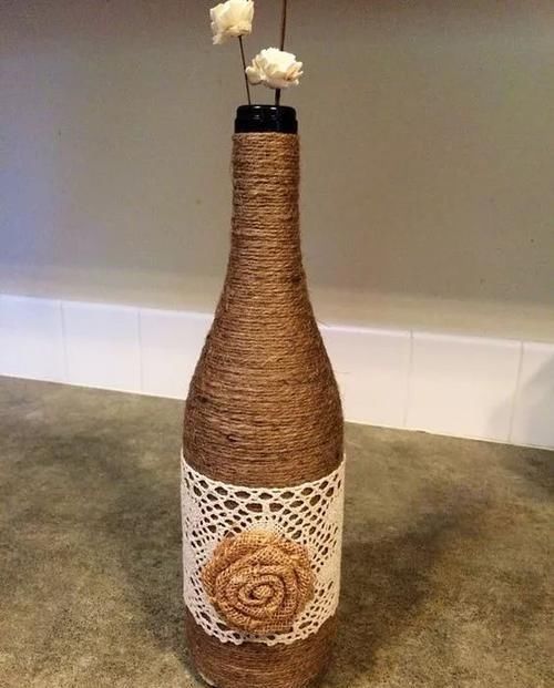 改造|DIY手工制作这是我见过最棒的酒瓶改造方案,好漂亮