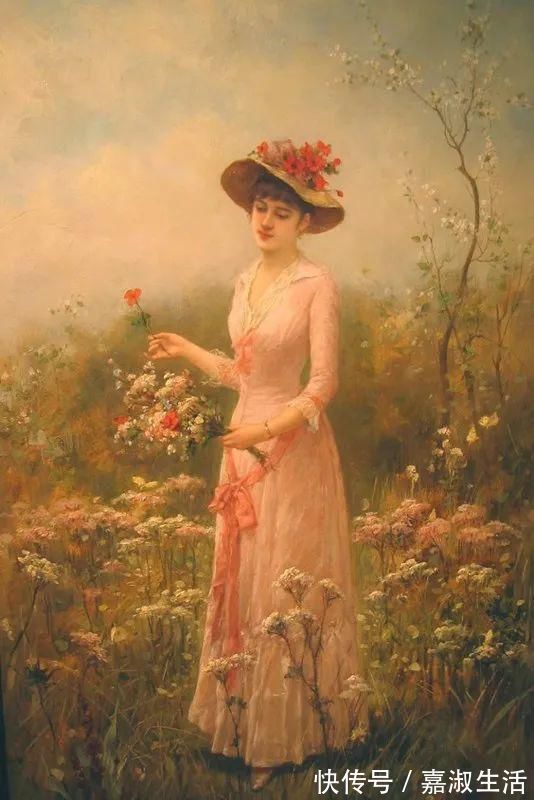 画家#法国画家查尔斯笔下风华绝代的仙女,太美了!