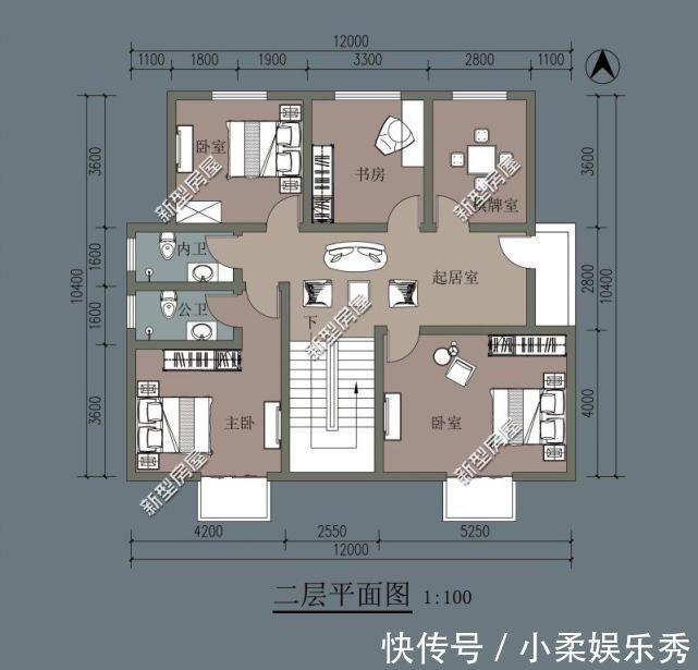 起居室|准备了25万回农村盖别墅，这6套图纸，大家看看哪套好