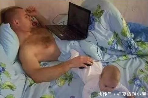 网红|宝爸哄孩子把自己哄成了“网红”,看了他干的事,一般人真做不到
