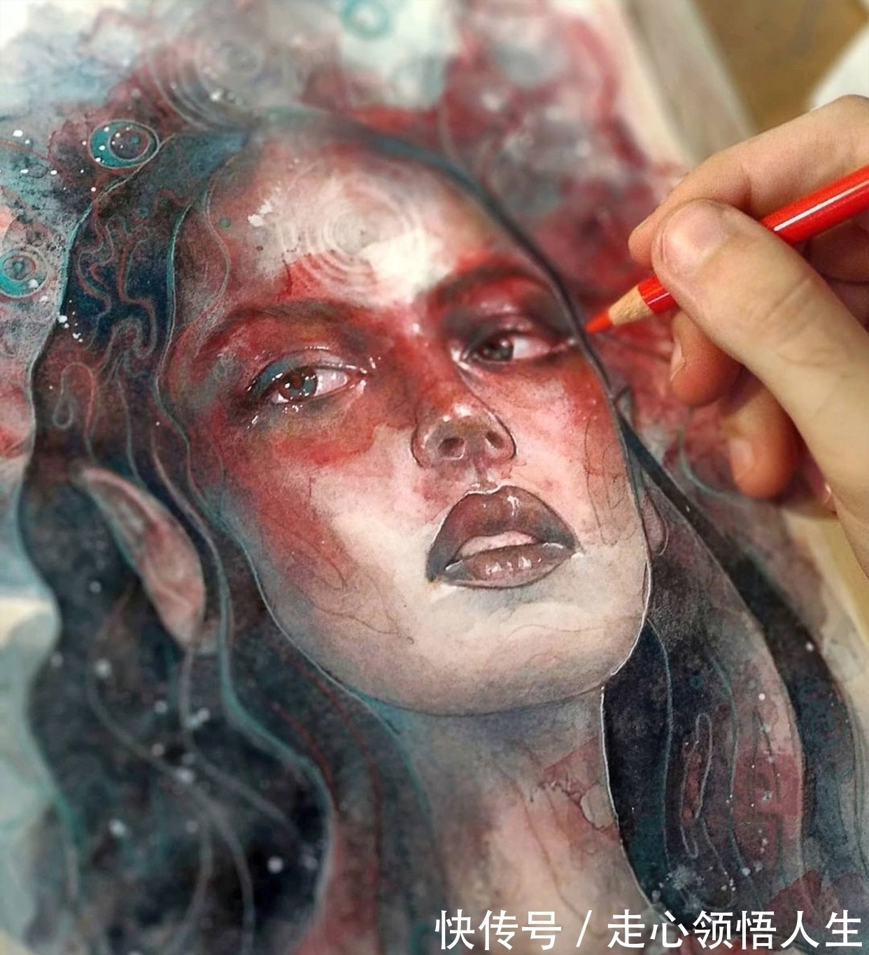 希腊$寂静宇宙中的明眸:色彩与金箔的交融,插画家卡法西斯的神话四季