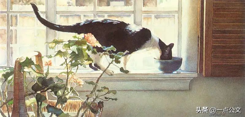 水彩！这位女画家因为一组水彩少女，醉倒多少男人