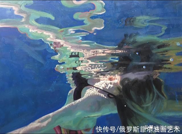 emrich|沉浸在海水里的女性,美到窒息的油画作品,是不是惊到你