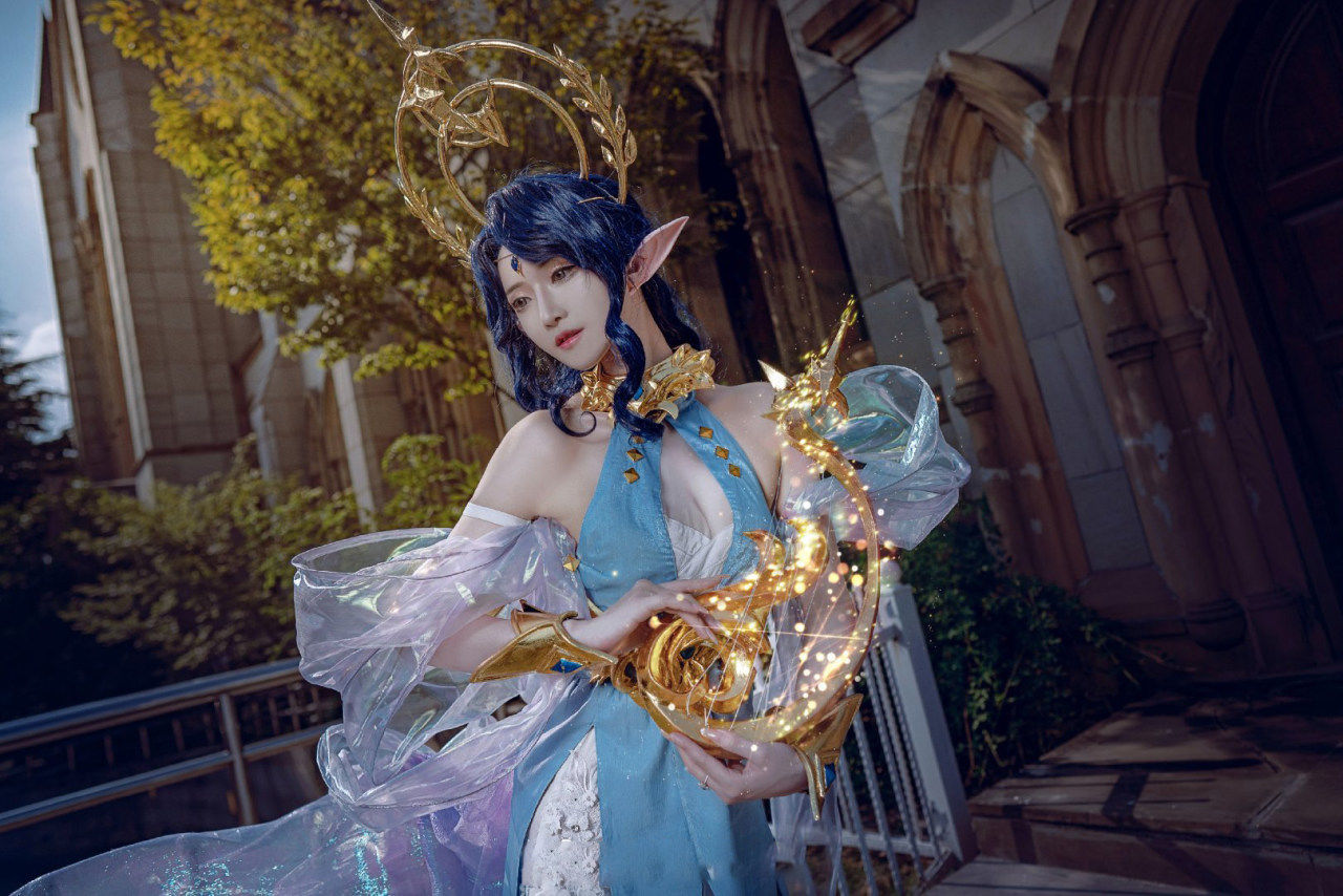 魔灵时代 月光女神cosplay