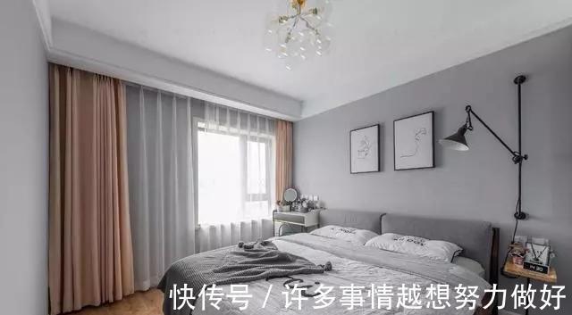 浅灰色|89平简约三室，老公坚持一进门设隔断，多出一个独立玄关