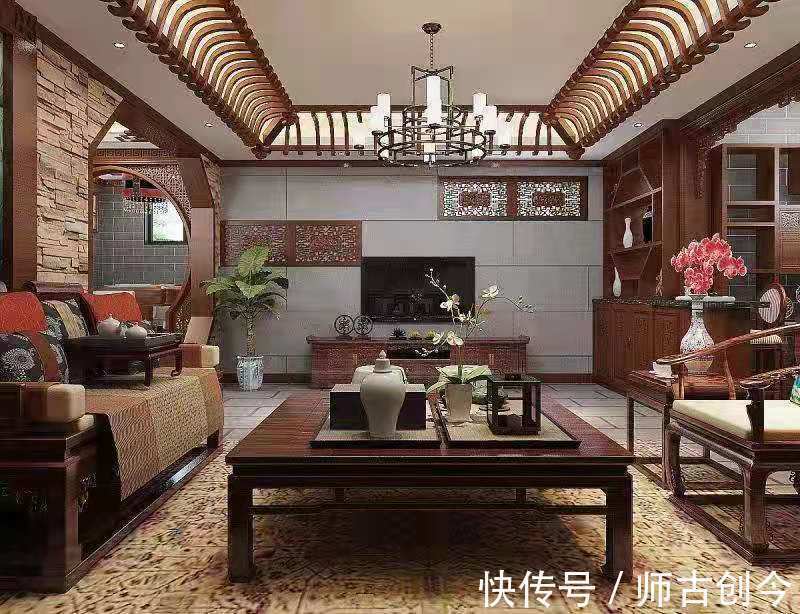 中式|中式红木整装,一种醉人心田的韵味