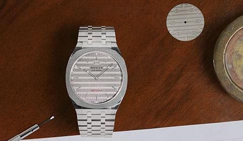 腕表|古驰发布全新GUCCI 25H系列腕表广告形象大片