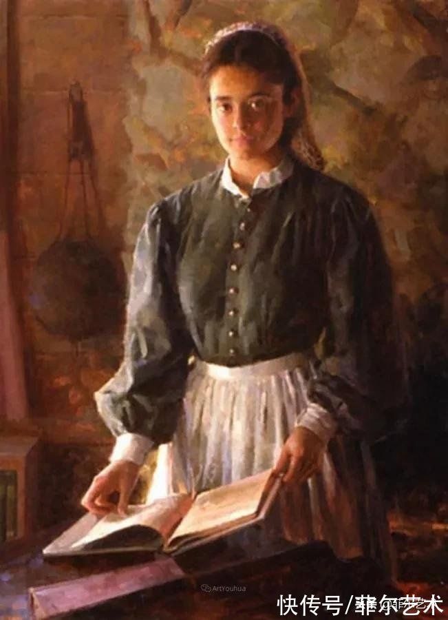 油画#色彩浓郁透明感富有表现力与感染力~画家摩根·威斯特林油画欣赏