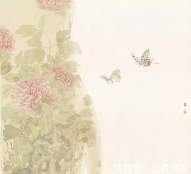 鲍莺|女性画家特有的审美情调,被她释放的淋漓尽致|鲍莺花鸟画