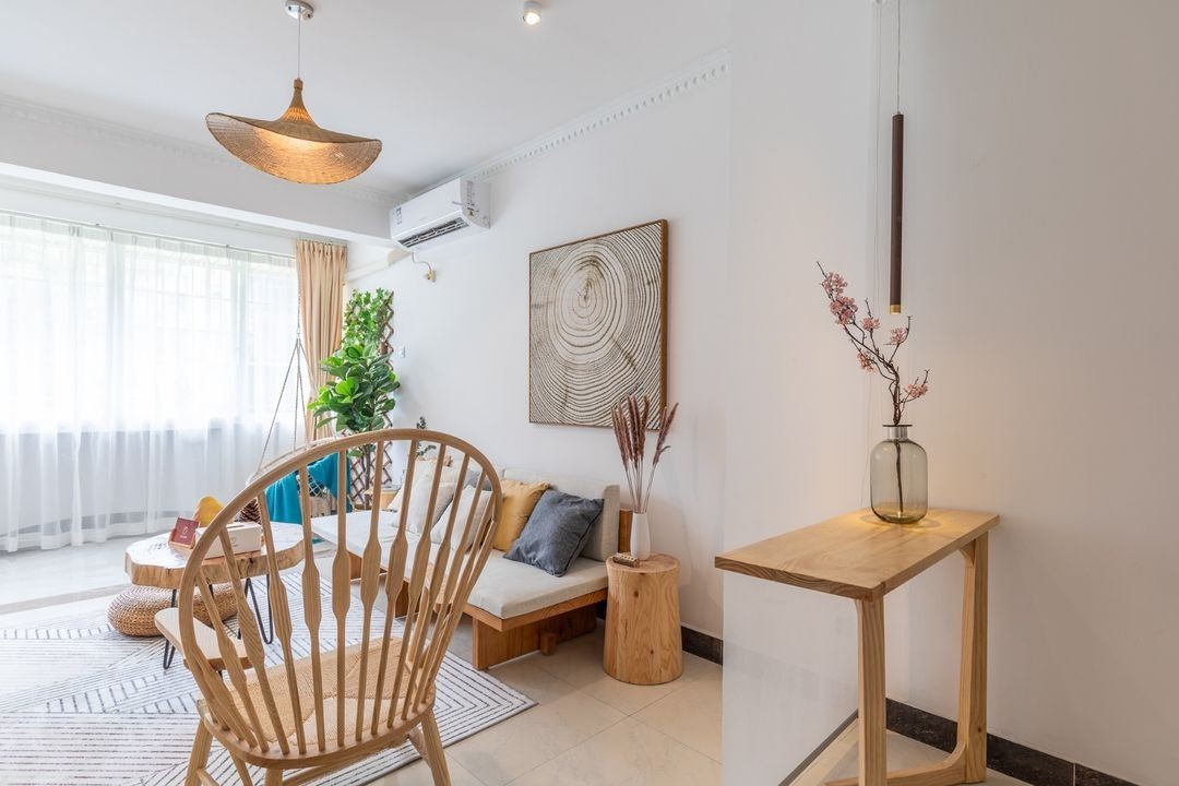 磨砂玻璃|装修的时候,他大胆选择全屋白墙的设计,没想到效果也可以这么好