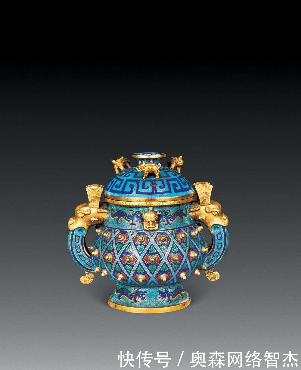 “掐丝珐琅”当时只有皇亲国戚才有幸一见!