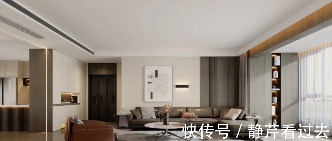 西安谷|西安谷空间设计:简练质感高级灰的奢,碧桂园翡翠华府215㎡设计