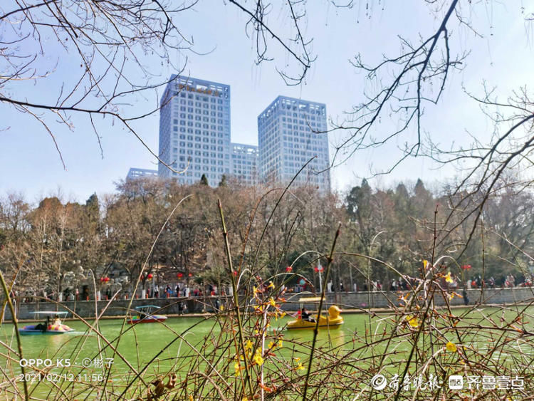 节日漫步济宁古运河畔，春的气息扑面而来|就地过年?春在身边| 老年