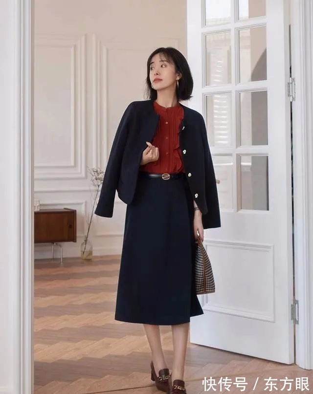 干练 降温后怎么穿西装才洋气?试试这些知性干练的搭配,女强人最爱