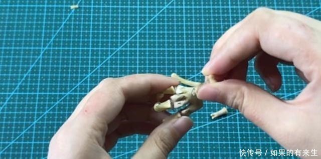 手办|吃剩的鸡鸭骨头只能丢弃看大神略秀手艺,瞬间变成精致骨龙手办