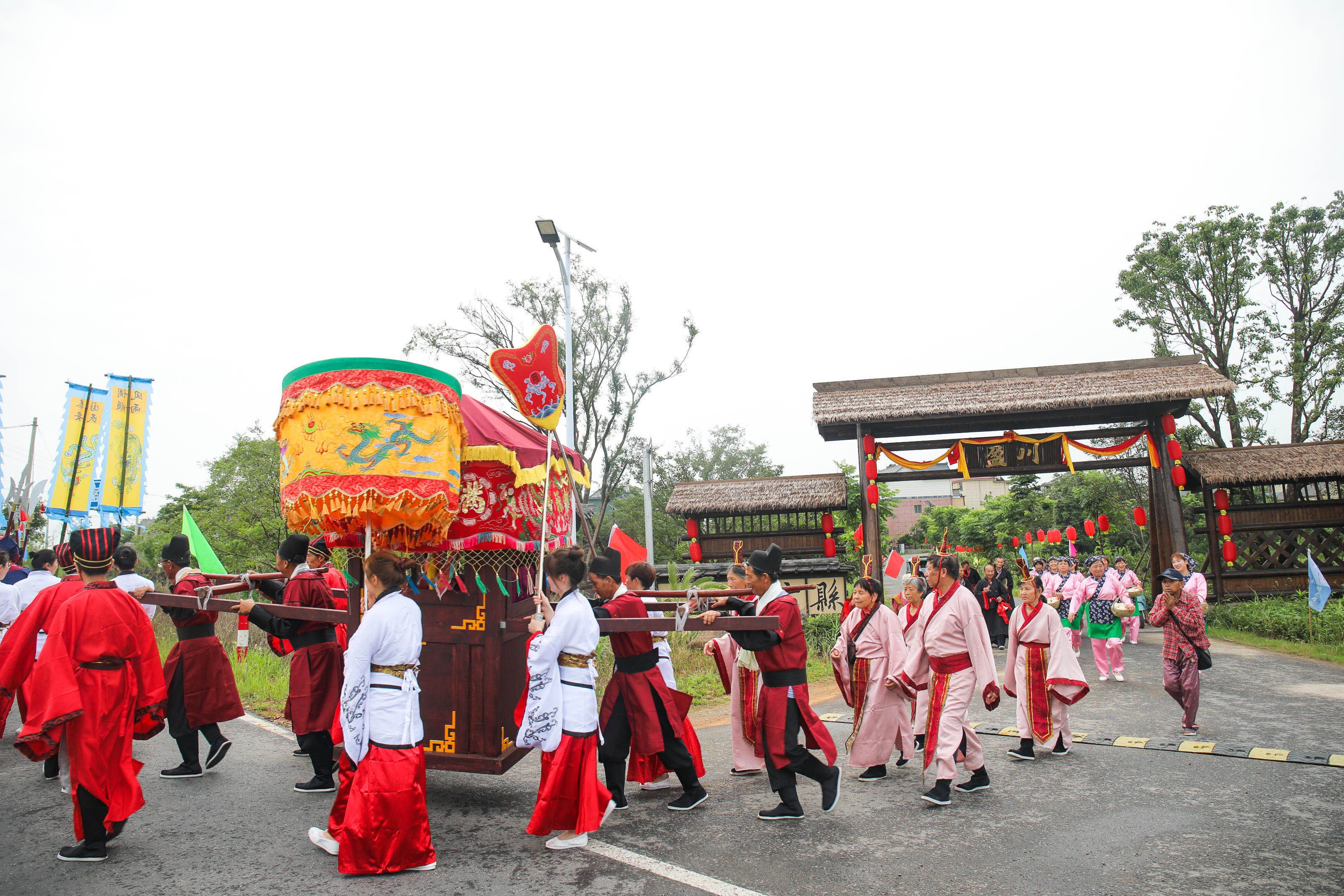 盈川|1300多年未曾间断衢江区举办“杨炯出巡”祭祀仪式