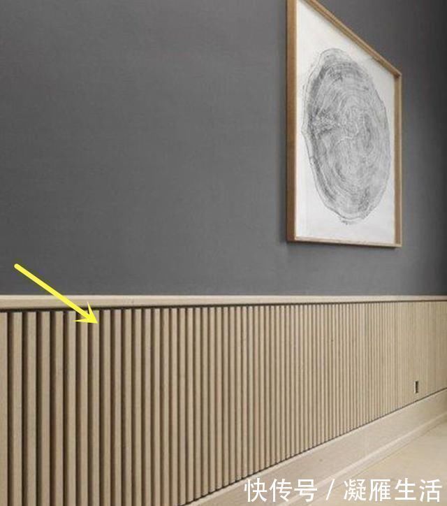 墙面|花几万给墙面刷漆,还不如几根木条来得美观实用,新房就这样做