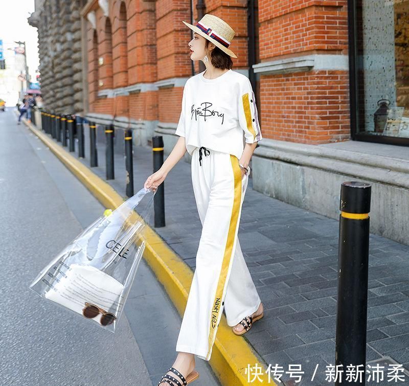 套装 若你身高不够, 就穿这样的阔腿裤套装, 显高显嫩有气质