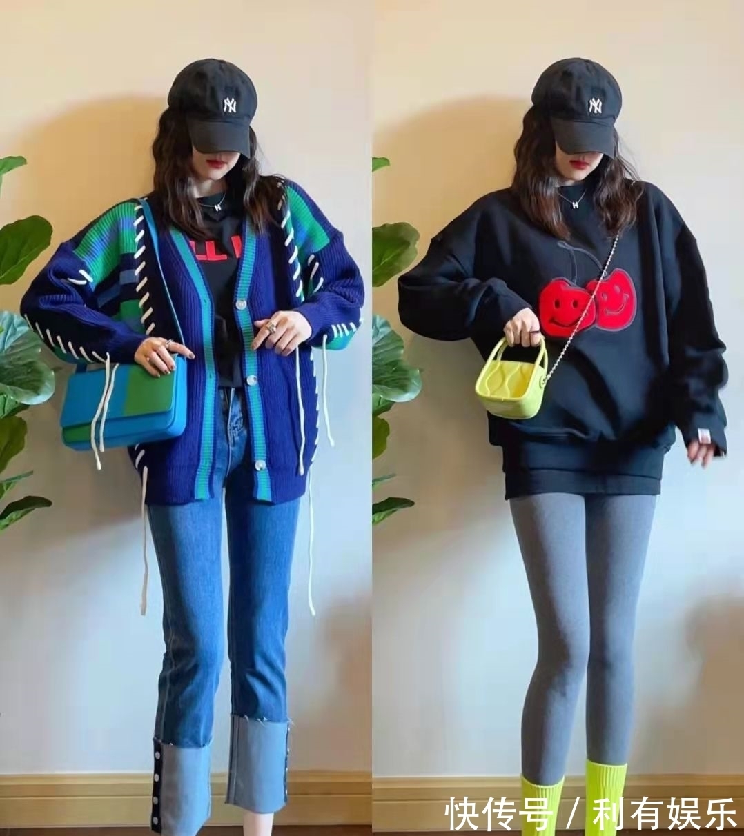 小姐姐 超级好看的“撞色穿搭”,每一套都很亮眼,适合爱美的你