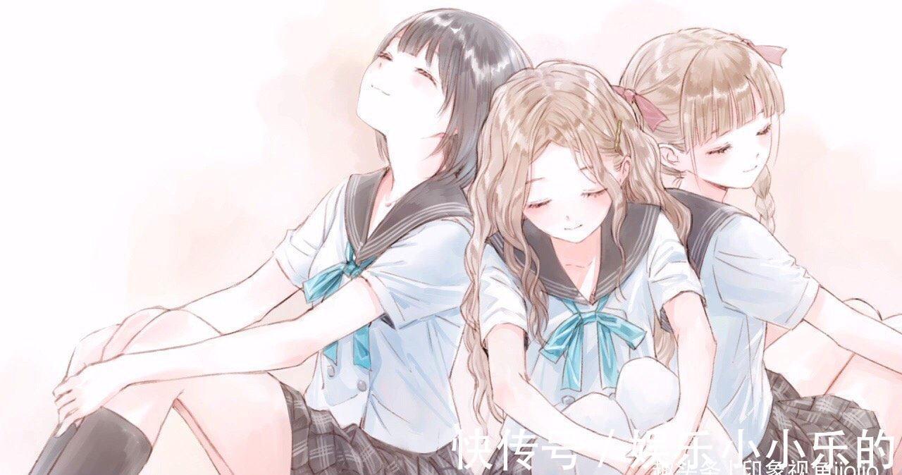 岸田梅尔@软萌的二次元美少女插画,洋溢着让人舒服的清澈透明感