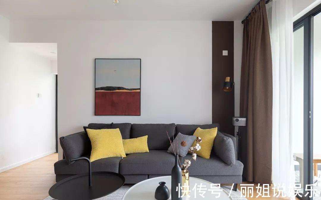 原木|77平简约风格装修设计,开放式餐厨设计,晒到朋友圈却被赞爆了!