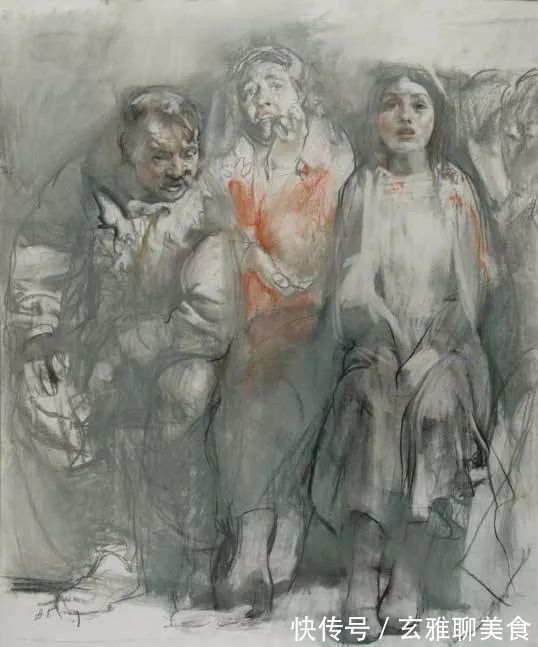 尼古拉&俄罗斯绘画大师级的素描和油画,恰到好处的美