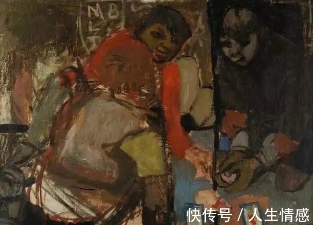 克罗齐#这种表现主义画得真美：英国画家琼·凯瑟琳作品选