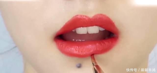 唇蜜|口红太贵?姑娘只用了1支口红 画出了8种唇色!