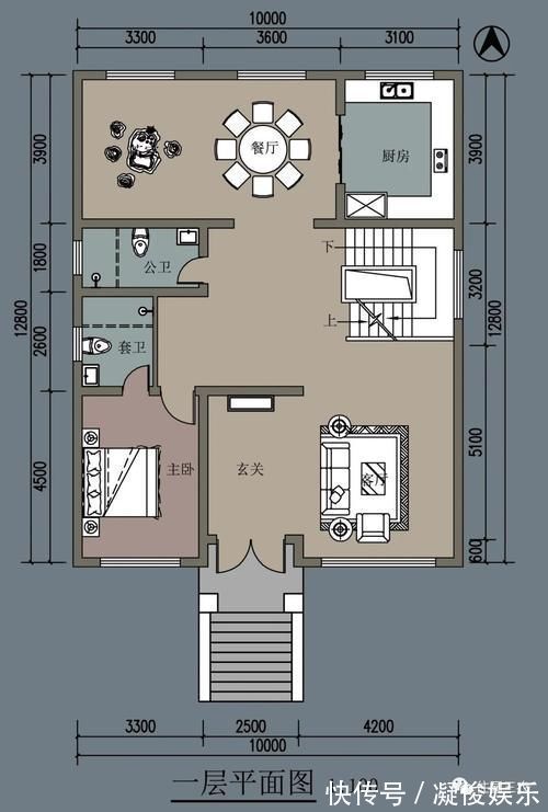 自建|农村自建三层别墅，面宽10米，5室1厅，还有阳光房，地下车库和大露台，真不错！