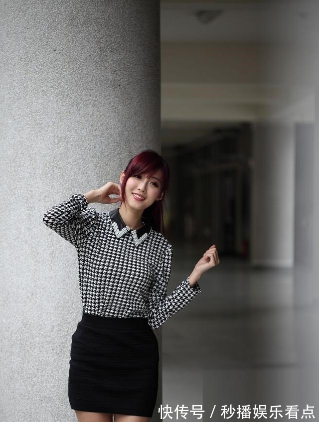 包臀短裙 格子衬衫搭配包臀短裙,展现纤细双腿,让自己更加具有时尚潮流范!