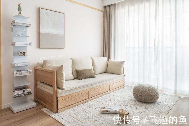 洞洞板|奶油色日式两居，强大收纳满满都是巧思