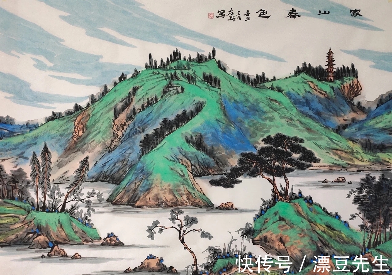 左群&不炫技的国画家|左群山水画