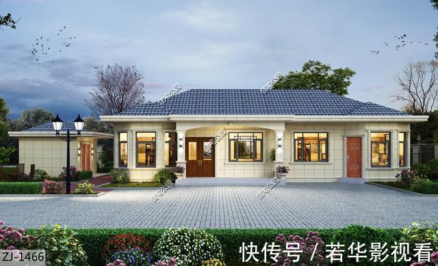 养老房|10套农村一层养老房,有院子有火炕,15万的造价盖哪套都不亏