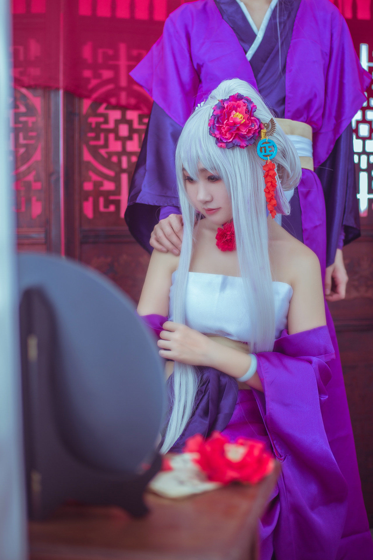 洛天依cosplay 三千世界鸦杀尽