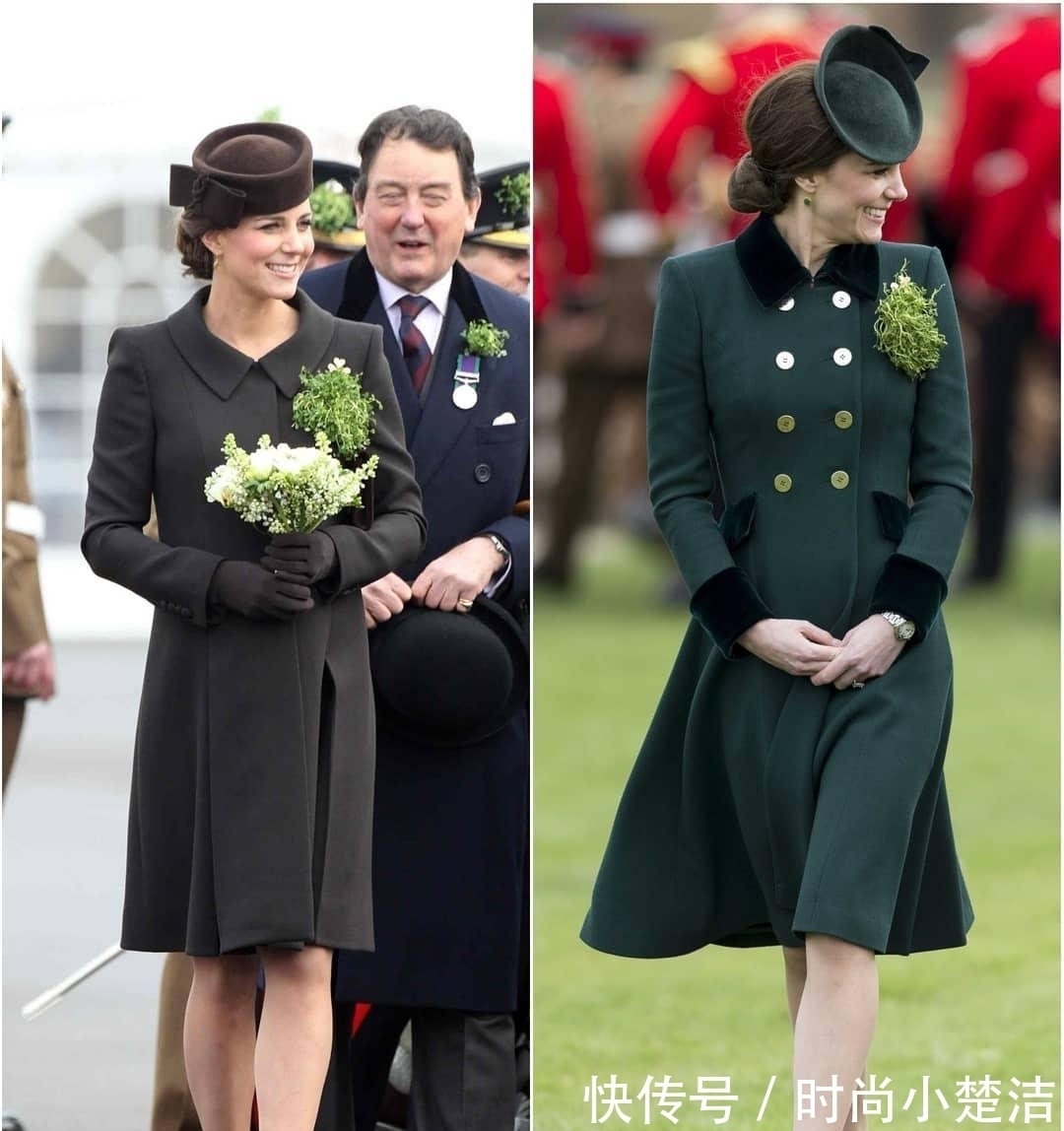 配饰 凯特穿苹果绿惊艳亮相,百元Zara美成8年最佳,苹果肌太饱满