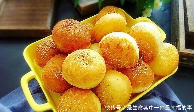 2碗面粉1杯奶,做出圆鼓鼓的泡泡饼,一次发酵真省事,孩子着迷啦