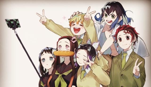 证件照|当鬼灭之刃角色拍起证件照,伊之助搞笑担当,最后一张画风不太对