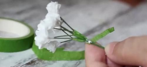 想到|谁能想到这么浪漫的满天星,竟是卫生纸揉的假花,附教程