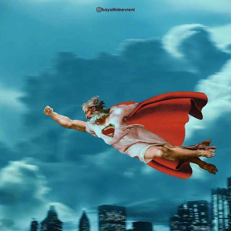 阿尔勒!艺术PS大神恶搞世界名画,梵高和蒙娜丽莎哭晕在厕所…