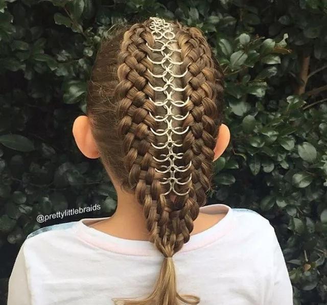 编发 72款好看的儿童编发,有闺女了就要给她编这样的发型,宝妈快收藏