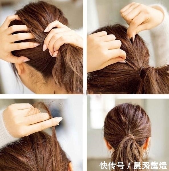 发圈|建议女人:出门别扎丸子头了,落伍了!“低马尾”都学起来,减龄