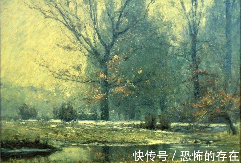 作品集&美国Theodore Clement Steele风景油画作品集