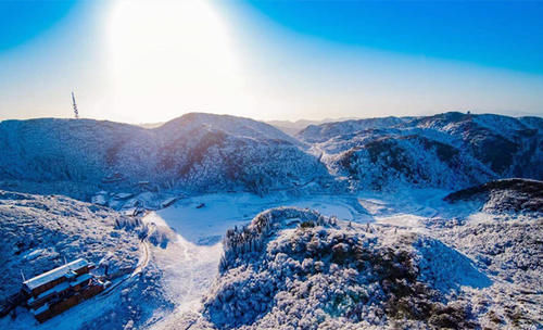 金佛山的雪，重庆冬日的温柔