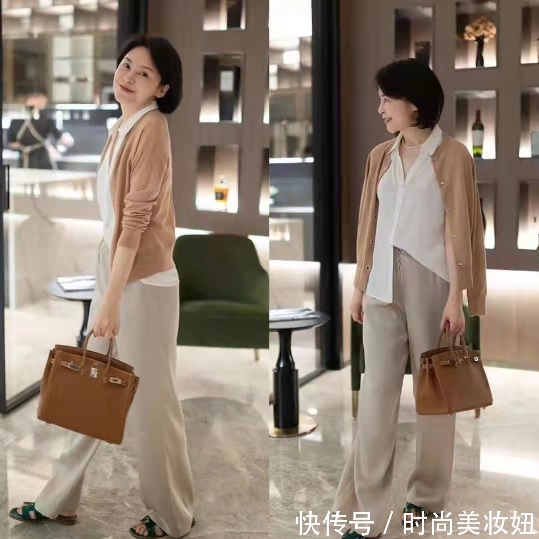 深蓝色 女人不管年龄多大,穿出高级才重要,注重搭配细节,咋穿咋美