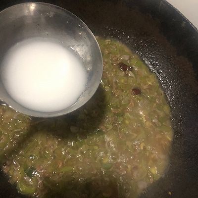 豆角|肉沫豆角打卤面