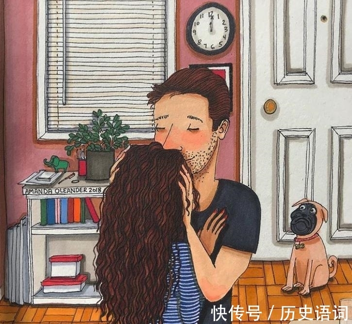 两个人！女插画师创作的20张展现了真实恋爱关系的插画