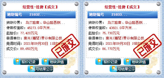 出让|总价17.64亿,南光置业竞得启东新城两宗双限地块