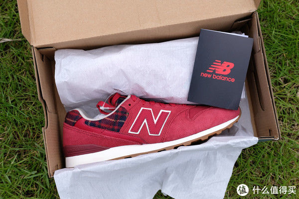 反绒皮 New Balance 996系列WL996CG经典复古格纹休闲鞋 开箱体验